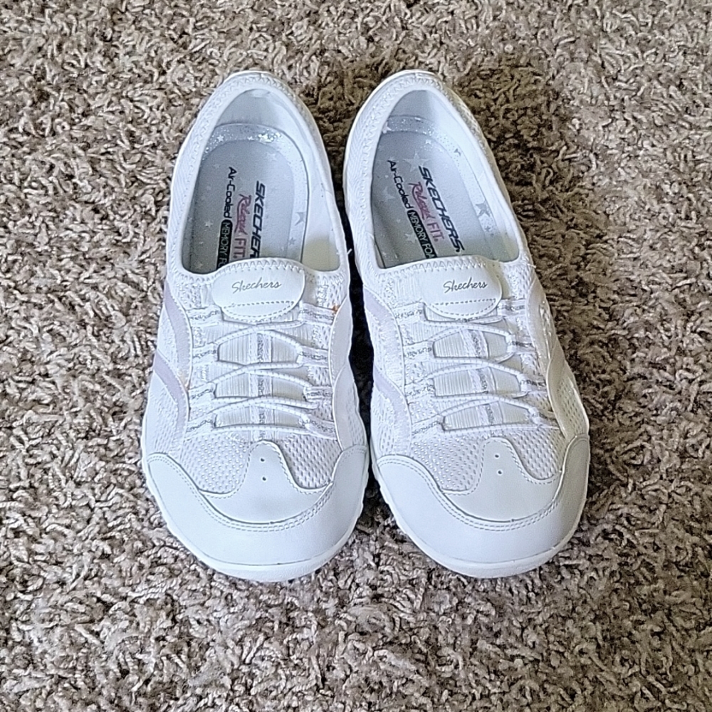 Sketchers Relaxed Fit Air-Cooled Memory Foam Slip On Shoes